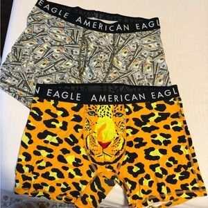 American Eagle Outfitters Boxer Briefs - Money and Cheetah Print